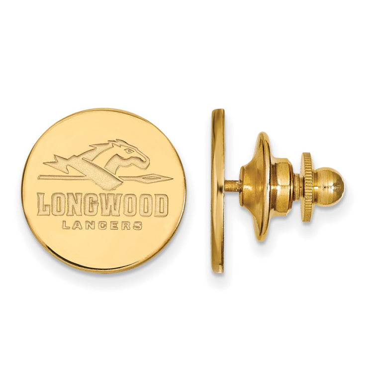 14k Gold LogoArt Longwood University Lancers Lapel Pin