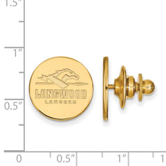 14k Gold LogoArt Longwood University Lancers Lapel Pin