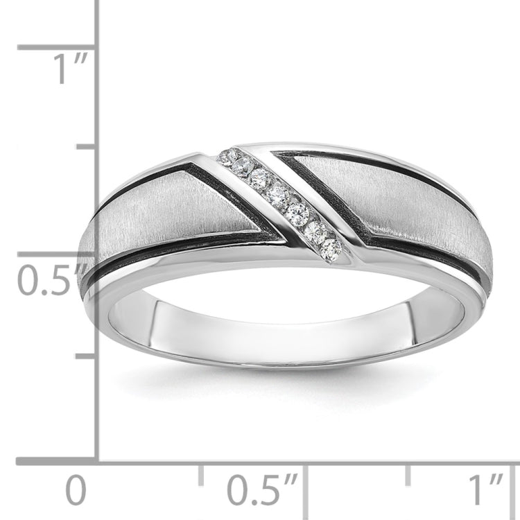 Men's WG .07ct tw Diamond Ring/Like 63854 w/ wider inside lip Mounting