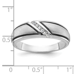 Men's WG .07ct tw Diamond Ring/Like 63854 w/ wider inside lip Mounting