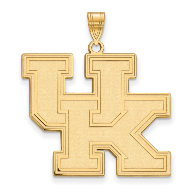 10k Gold LogoArt University of Kentucky U-K Extra Large Pendant