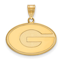 14k Gold LogoArt University of Georgia Letter G Medium Pendant