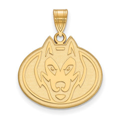 14k Gold LogoArt St. Cloud State University Husky Large Pendant