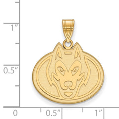 14k Gold LogoArt St. Cloud State University Husky Large Pendant