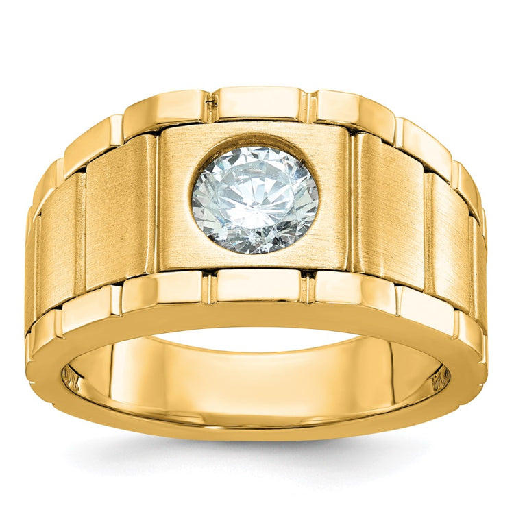 GTS YG DIAMOND SOLITAIRE BAND Mounting