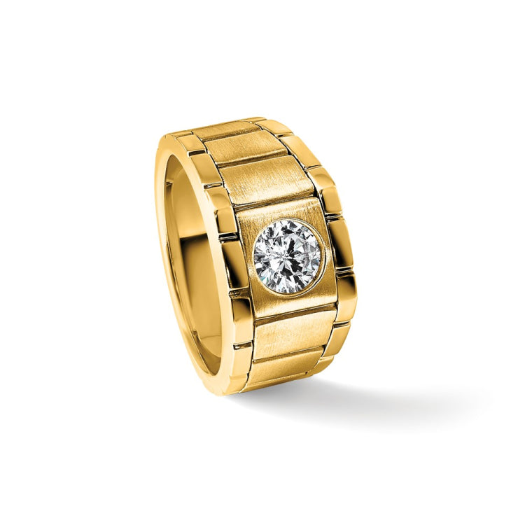 GTS YG DIAMOND SOLITAIRE BAND Mounting