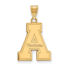 14k Gold LogoArt Appalachian State University Large Pendant