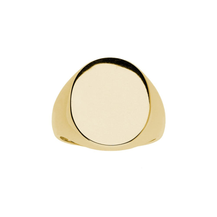 GTS OVAL SIGNET RING 20X17 Mounting