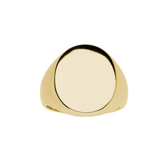 GTS OVAL SIGNET RING 20X17 Mounting