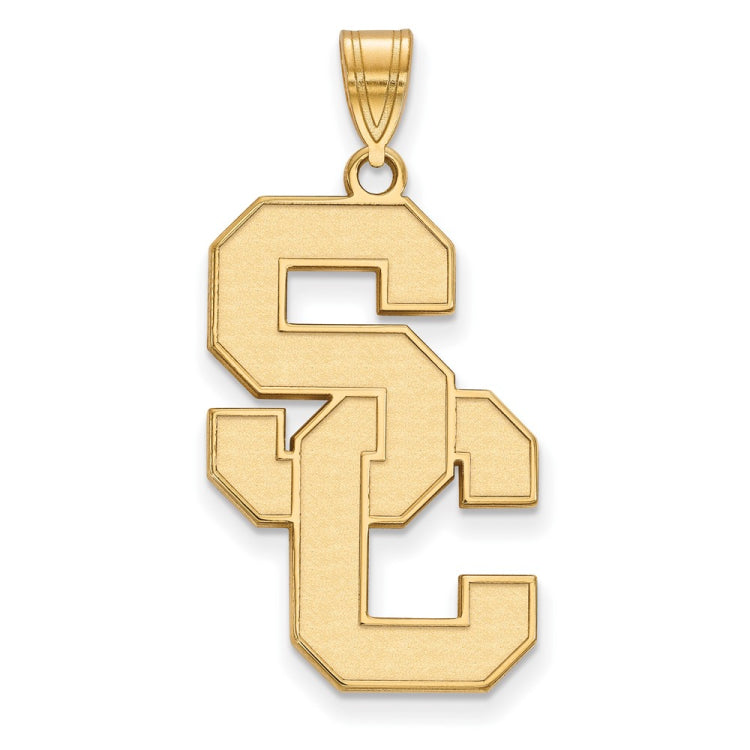 10k Gold University of Southern California S-C Extra Large Pendant