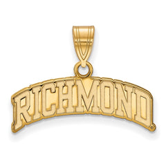 10ky Gold University of Richmond Large Script Pendant