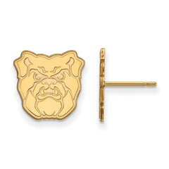 14k Gold LogoArt Butler University Bulldog Small Post Earrings