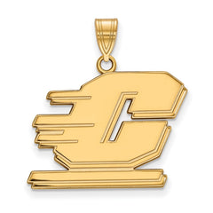 14k Gold LogoArt Central Michigan University Letter C Large Pendant