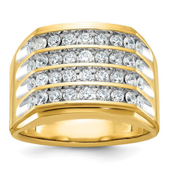 GENTS DIAMOND CLUSTER RING Mounting
