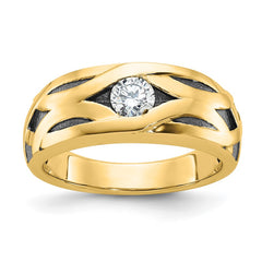 GTS YELLOW GOLD DIA BAND Mounting