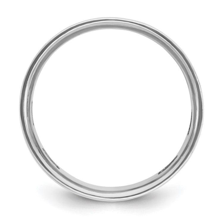 10k White Gold IBGoodman Men's Satin Cross Ring Mounting