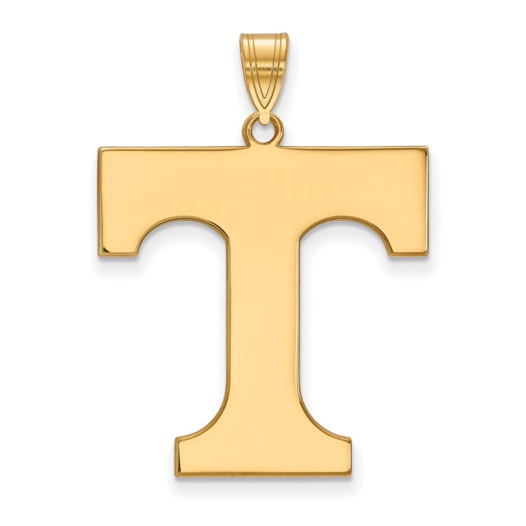 10k Gold LogoArt University of Tennessee Letter T Extra Large Pendant