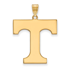 10k Gold LogoArt University of Tennessee Letter T Extra Large Pendant