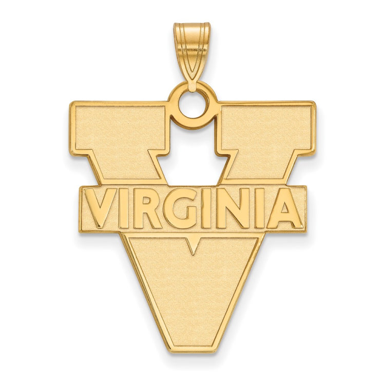 10k Gold LogoArt University of Virginia Extra Large Pendant