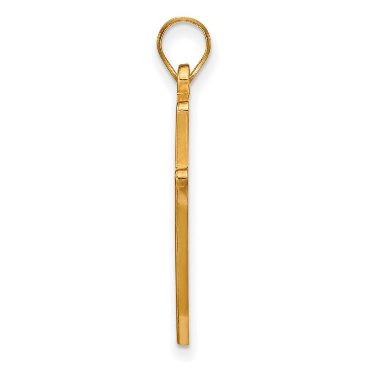 14k Gold LogoArt Southern University Jaguars Extra Large Pendant