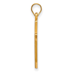 14k Gold LogoArt Southern University Jaguars Extra Large Pendant