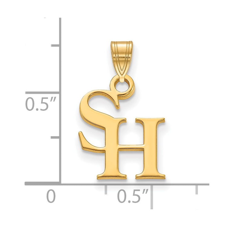 14k Gold LogoArt Sam Houston State University Small Pendant