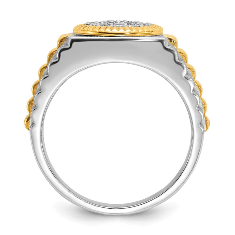 Men's TT Cluster Ring (Bezel/Setting 1pc casted) Mounting