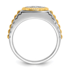 Men's TT Cluster Ring (Bezel/Setting 1pc casted) Mounting