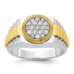 Men's TT Cluster Ring (Bezel/Setting 1pc casted) Mounting