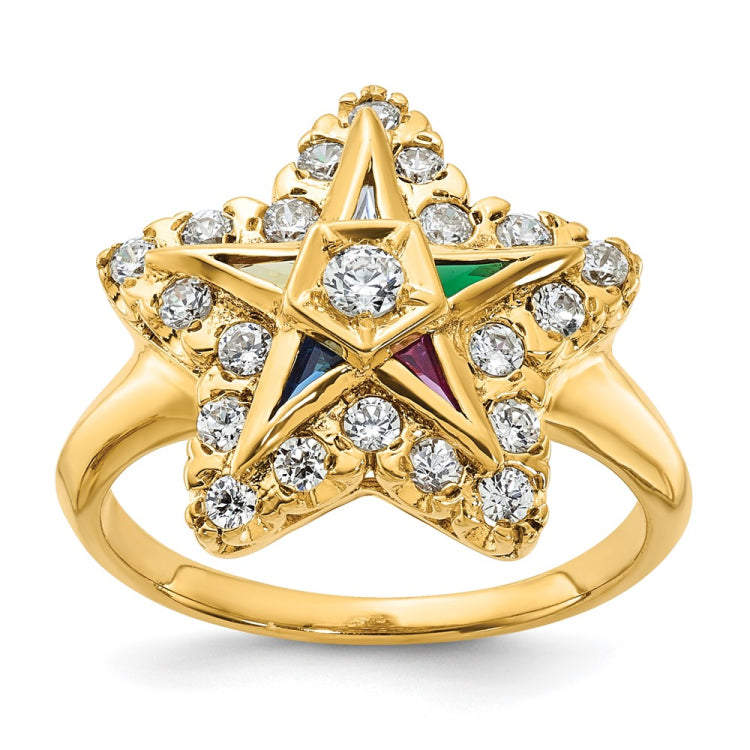 Ladies Eastern Star Ring Mounting