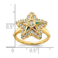 Ladies Eastern Star Ring Mounting