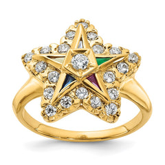 Ladies Eastern Star Ring Mounting