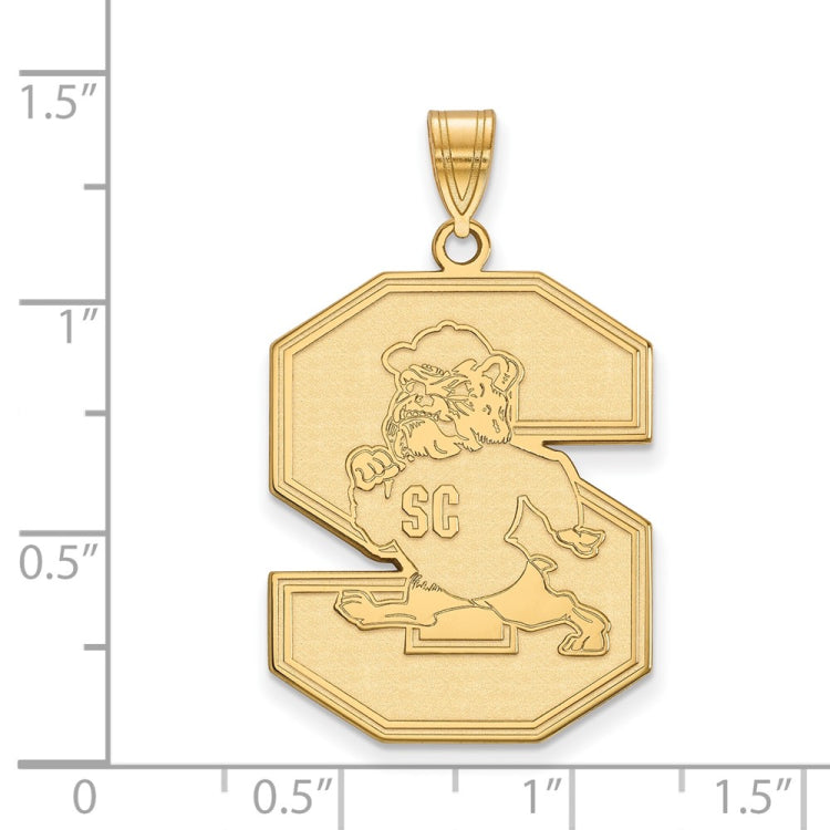 14k Gold LogoArt South Carolina State University Extra Large Pendant
