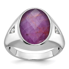 GTS WG DIA/RUBY DOUBLET RING Mounting