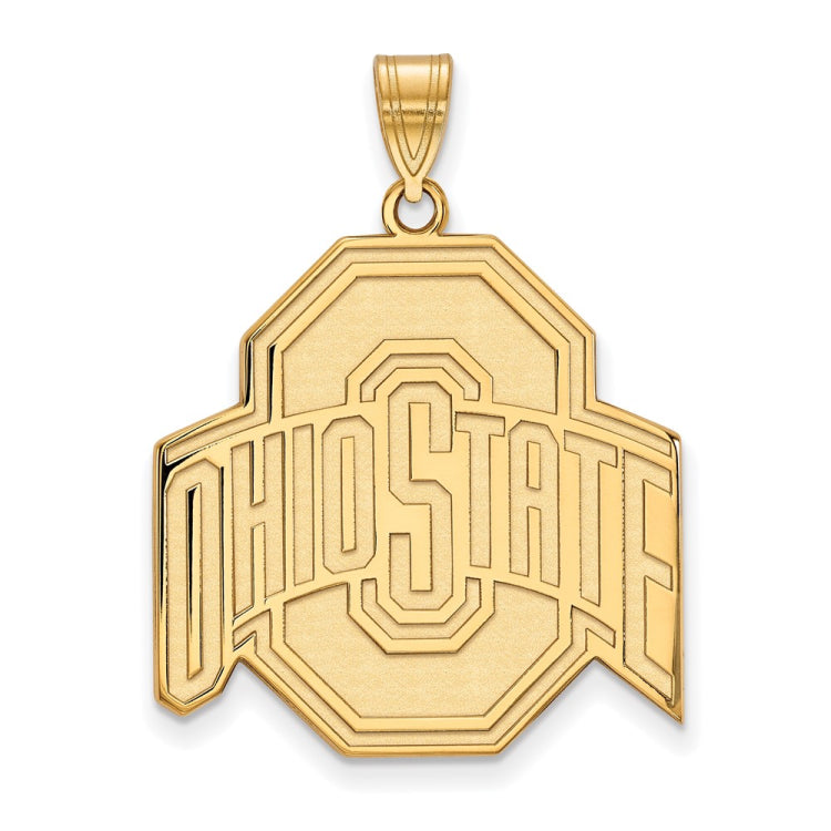 14k Gold LogoArt The Ohio State University Extra Large Pendant