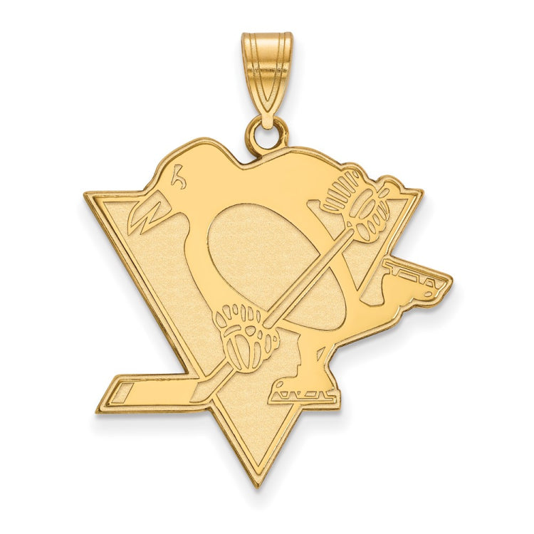 14k Gold Pittsburgh Penguins Extra Large Pendant