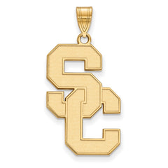 14k Gold University of Southern California S-C Extra Large Pendant