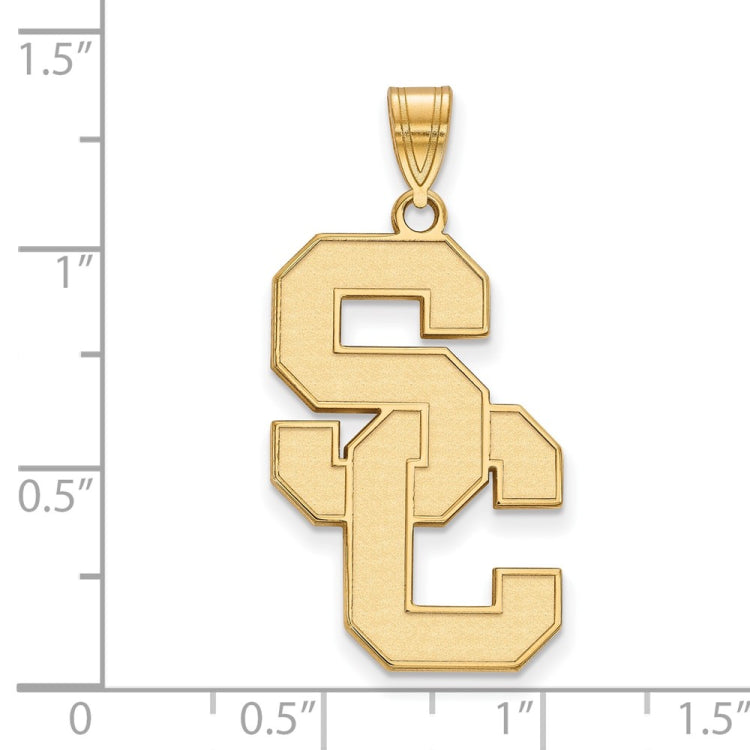 14k Gold University of Southern California S-C Extra Large Pendant