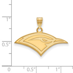 14k Gold LogoArt University of Tennessee at Chattanooga Mockingbird Small Pendant