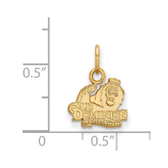 14k Gold LogoArt Old Dominion University Extra Small Pendant