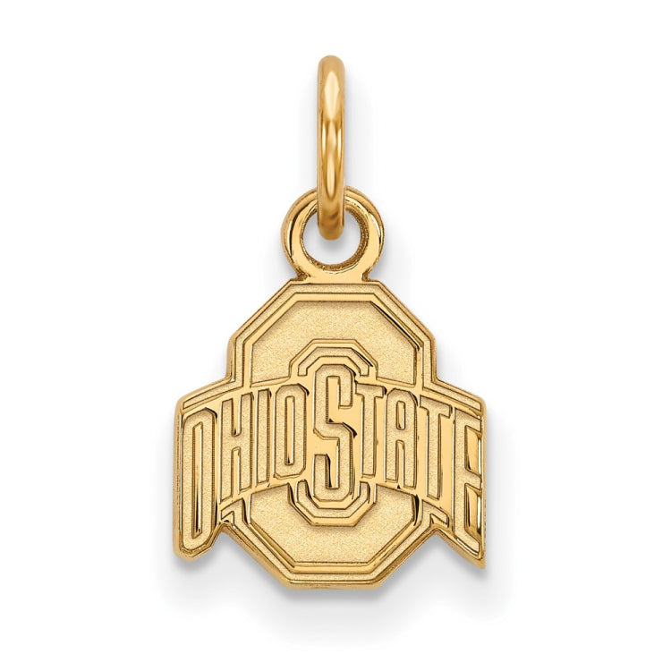 14k Gold LogoArt The Ohio State University Extra Small Pendant