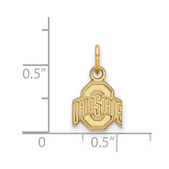 14k Gold LogoArt The Ohio State University Extra Small Pendant
