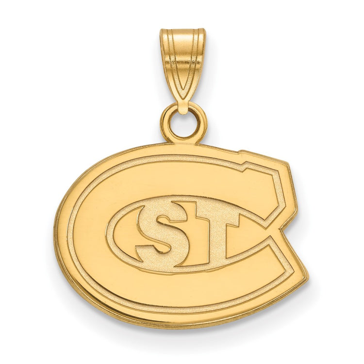 14k Gold LogoArt St. Cloud State University Small Pendant