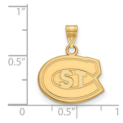 14k Gold LogoArt St. Cloud State University Small Pendant