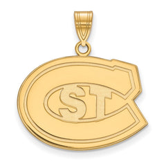 14k Gold LogoArt St. Cloud State University Large Pendant