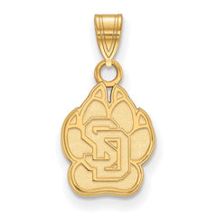 14k Gold LogoArt University of South Dakota Small Pendant