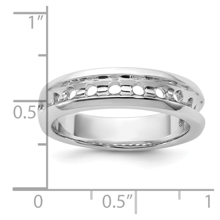 GTS WHITE GOLD DIAMOND BAND Mounting