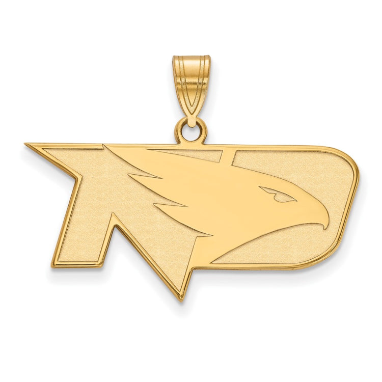10k Gold LogoArt University of North Dakota Medium Pendant