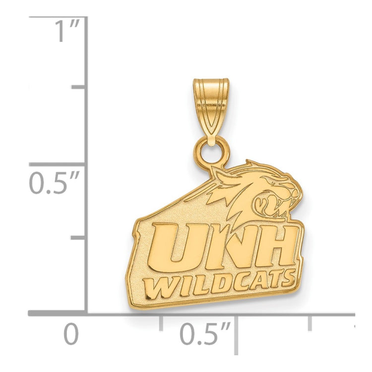14k Gold LogoArt University of New Hampshire Small Pendant