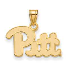 14k Gold LogoArt University of Pittsburgh Small Pendant